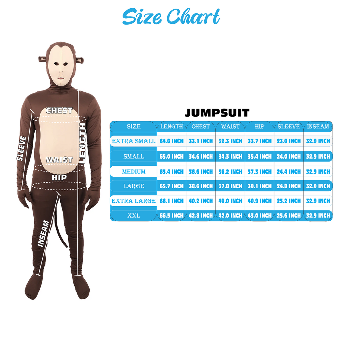 HPO Unisex Spandex Full Body Zentai Brown Costume| Stretchy and Comfortable Bodysuit