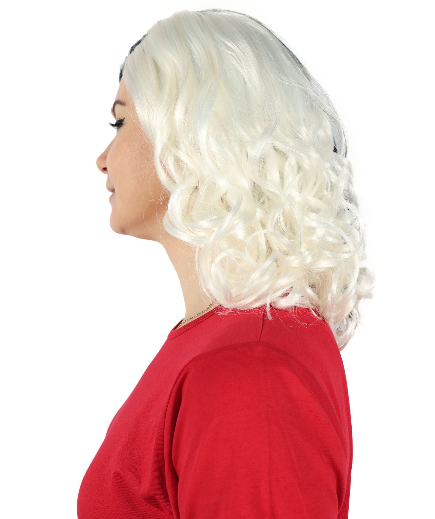 Women's Monster Animated Blue Wig , Gold Sky Blue Fancy Halloween Wig , Premium Breathable Capless Cap