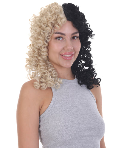 Women's Two Tone Ringlets with Light Curly Bangs | Nunique