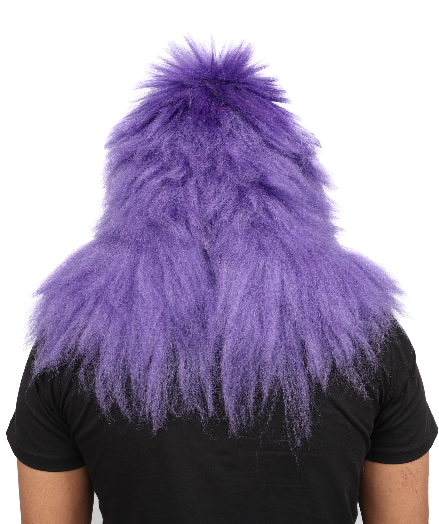 Adult Full Purple Monster Fur Bundle Costume & Mask Set | Body Suit with Head Mask | Ideal for Halloween, Cosplay and Parties
