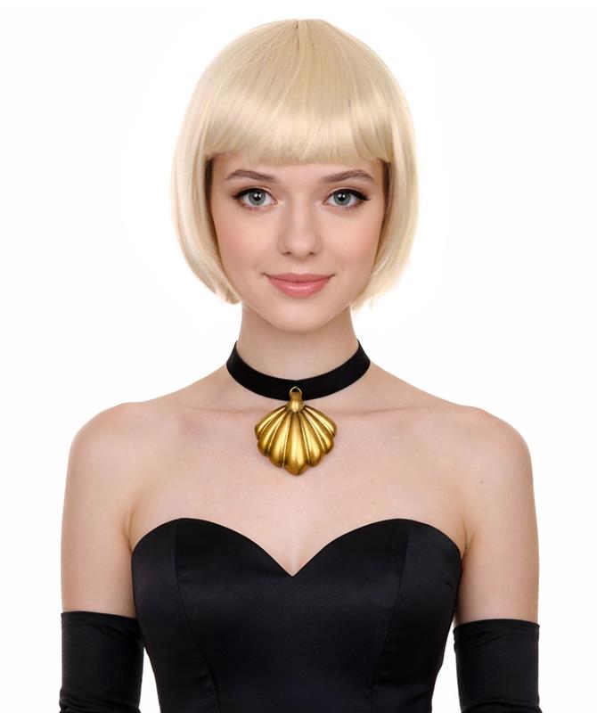 Women's Bob Wig | Short Fancy Halloween Wig | Premium Breathable Capless Cap