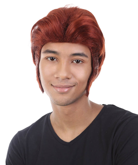 Snow Animation Men's Wig | Auburn TV/Movie Wigs | Premium Breathable Capless Cap