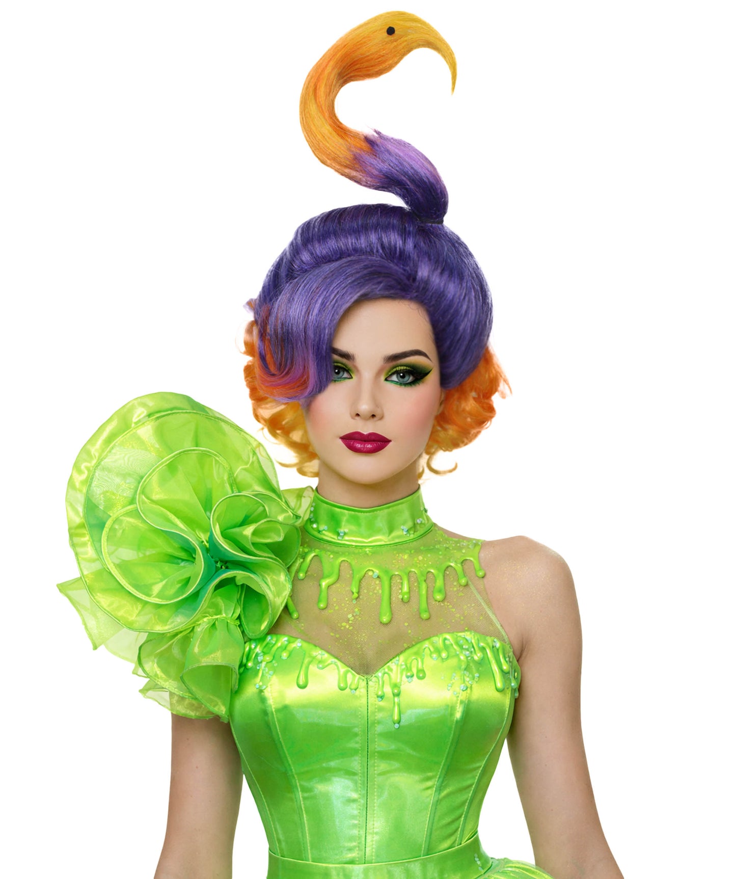 Adult Women's Canadian Drag Queen Wig | Perfect for | Flame-retardant Synthetic Fiber