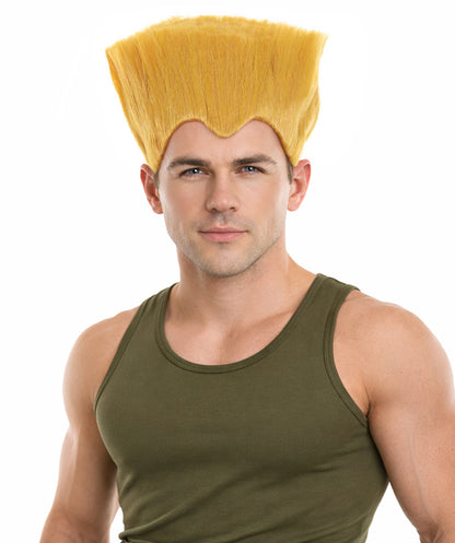 Fighter Game Fancy  Wig | Mens Short Length Electric Multiple Color Straight Spiked Fancy  Wig