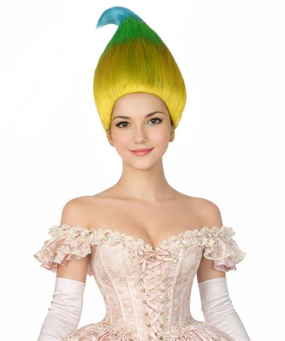 HPO Unisex Multi-Color Troll Wig | Multiple Color Options