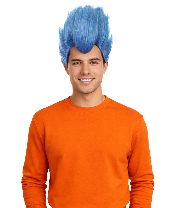Hades God of Death |Multiple Color Fake Flame Spikes | Premium Halloween Wig