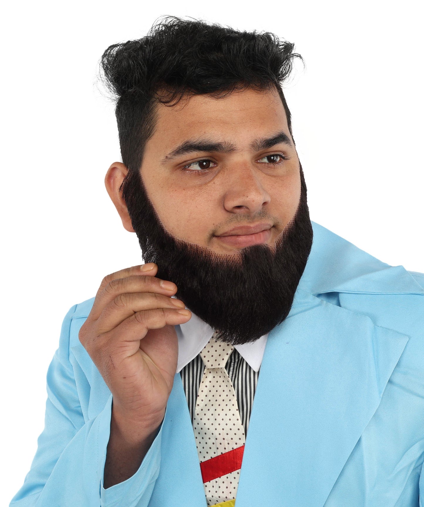 HPO Men's Chin Curtain Style Long Beard Set