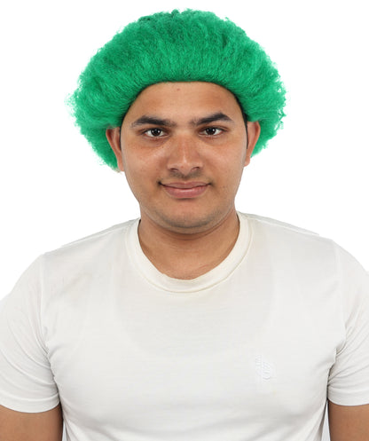 HPO Men's Wild Rocker Wig | Multicolor Options | Voluminous Frizzy Heavy Metal Hair, Two Tone Gradient & Breathable Cap | Halloween, Rock Troll Roleplay, 80s Costume, Theater & Concert Events