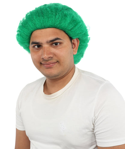 HPO Men's Wild Rocker Wig | Multicolor Options | Voluminous Frizzy Heavy Metal Hair, Two Tone Gradient & Breathable Cap | Halloween, Rock Troll Roleplay, 80s Costume, Theater & Concert Events