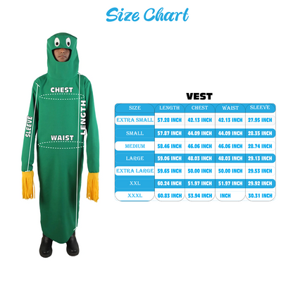 HPO  Unisex Mattress Sales Wacky Wavy Inflatable Tube Man Costume
