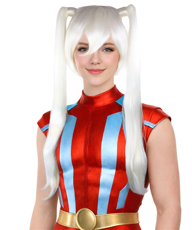 Animation Womens Wig | Long White Wig | Premium Breathable Capless Cap