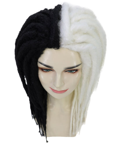 Long Burgundy Dreadlocks Women's Wig | Dramatical Halloween Wig | Premium Breathable Capless Cap