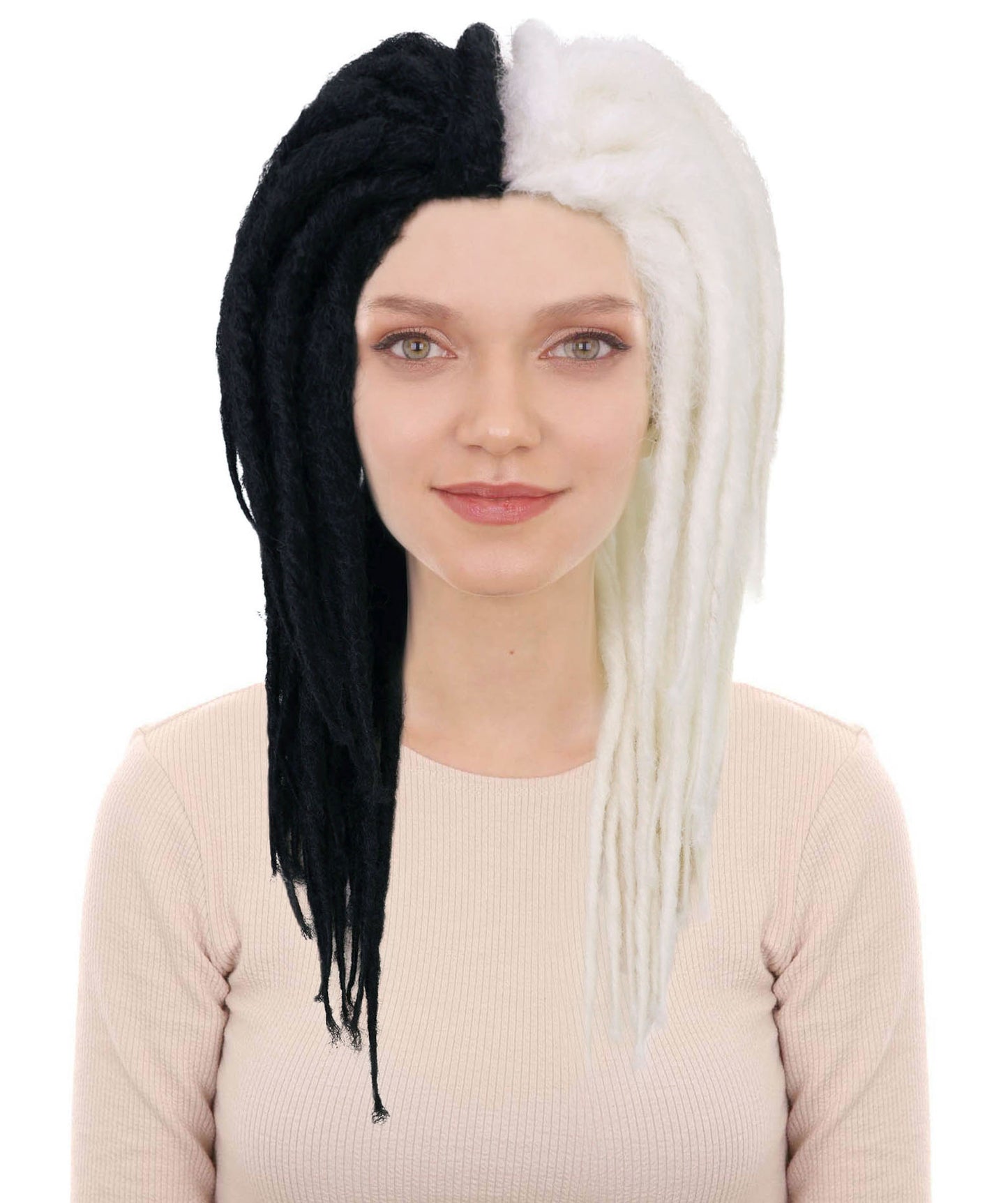 Long Burgundy Dreadlocks Women's Wig | Dramatical Halloween Wig | Premium Breathable Capless Cap