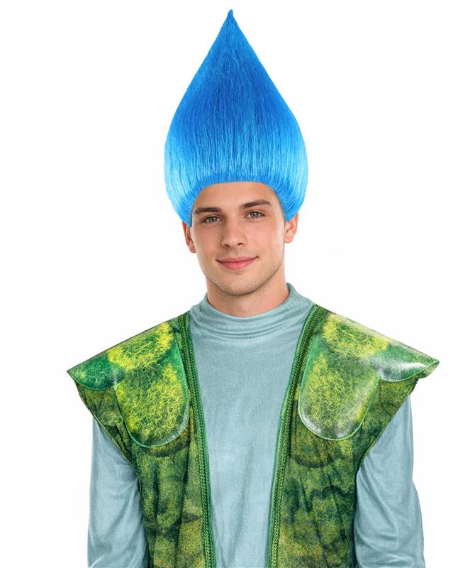 Unisex Troll Wig Collection , Assorted Colors Lots of Color Choices , Premium Breathable Capless Cap