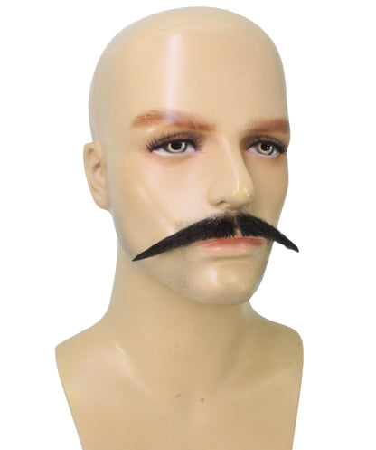HPO Men's Human Hair Mustache Fancy Facial Hair