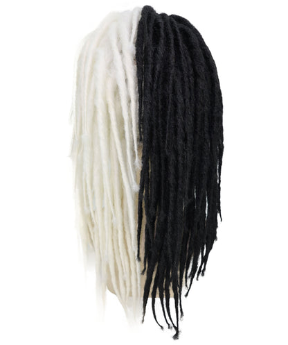 Long Burgundy Dreadlocks Women's Wig | Dramatical Halloween Wig | Premium Breathable Capless Cap