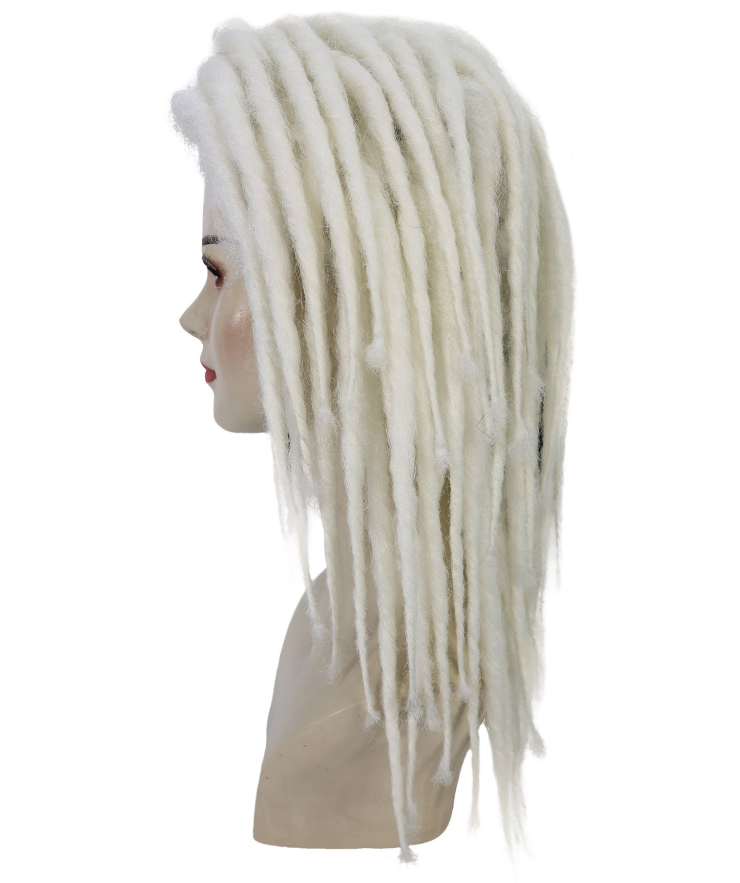 Long Burgundy Dreadlocks Women's Wig | Dramatical Halloween Wig | Premium Breathable Capless Cap