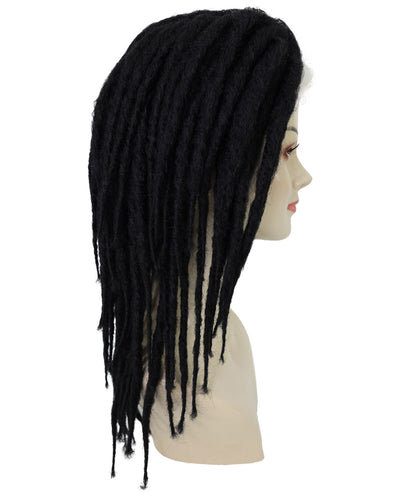 Long Burgundy Dreadlocks Women's Wig | Dramatical Halloween Wig | Premium Breathable Capless Cap