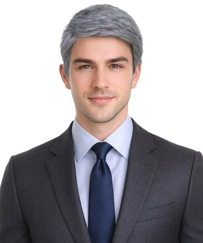 US Chief Pandemic Frantic Fauci Doctor Grey Silly Wig