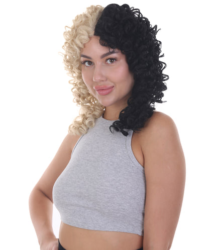 Women's Two Tone Ringlets with Light Curly Bangs | Nunique