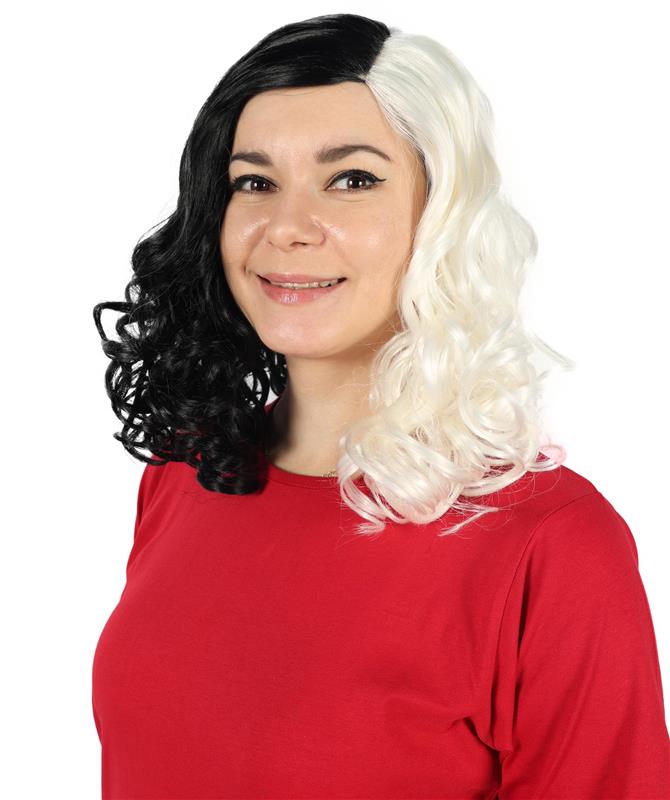 Women's Monster Animated Blue Wig , Gold Sky Blue Fancy Halloween Wig , Premium Breathable Capless Cap