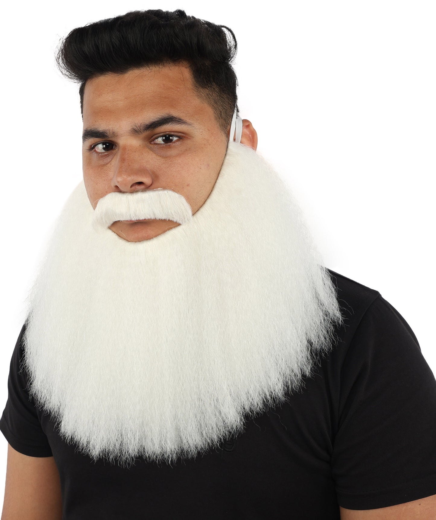 HPO Men’s Viking Beard & Mustache Set – Warrior Facial Hair Accessory | Multicolor Options | Ideal for Sea Giant Look, Mythical Barbarian Roleplay, Halloween & Cosplay