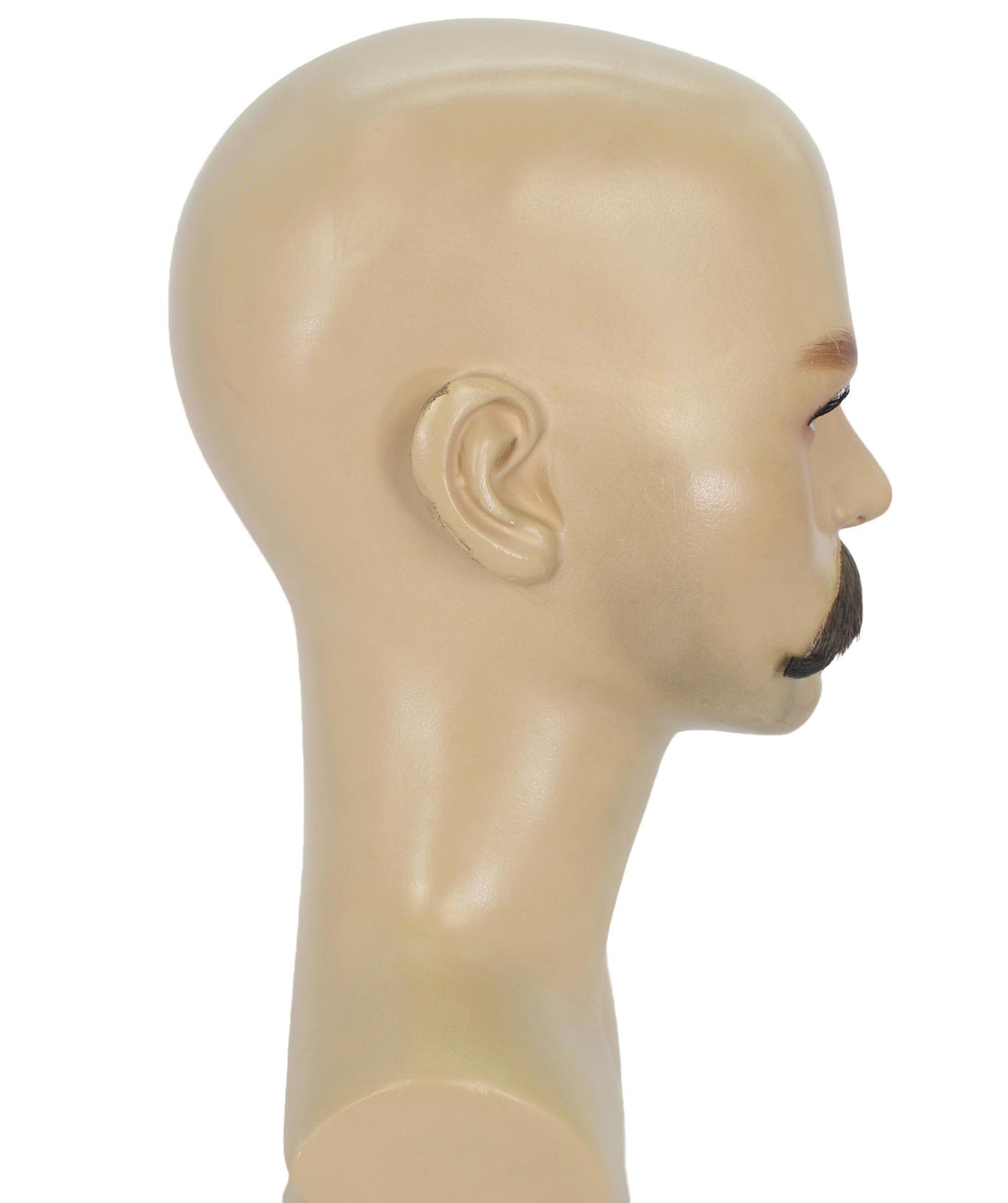 HPO Men's Setit Brown Moustache Facial Hair | Natural-Looking Style |  Synthetic Fiber