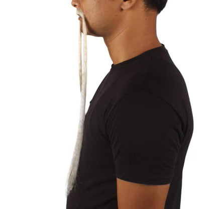 Extra Long White Emperor Beard | Mustache perfect for Fancy