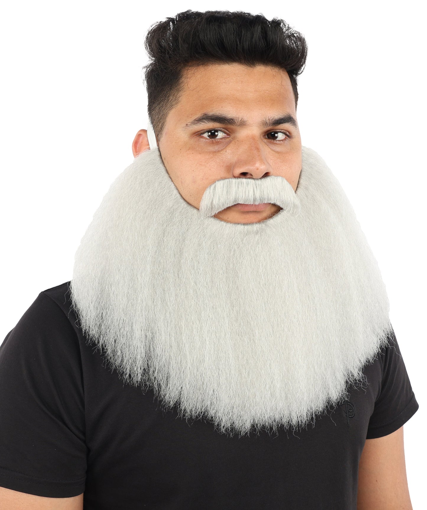 HPO Men’s Viking Beard & Mustache Set – Warrior Facial Hair Accessory | Multicolor Options | Ideal for Sea Giant Look, Mythical Barbarian Roleplay, Halloween & Cosplay