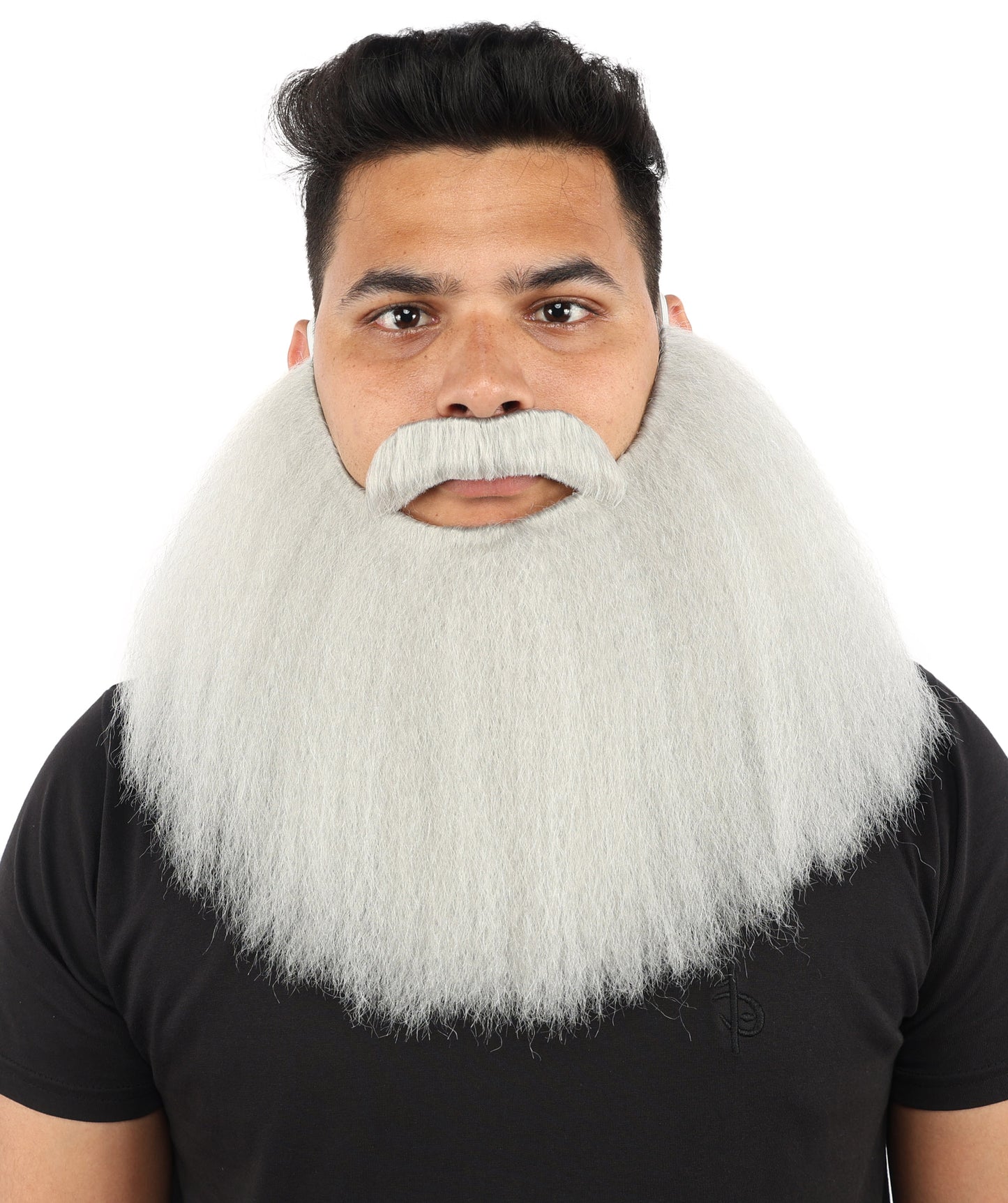 HPO Men’s Viking Beard & Mustache Set – Warrior Facial Hair Accessory | Multicolor Options | Ideal for Sea Giant Look, Mythical Barbarian Roleplay, Halloween & Cosplay