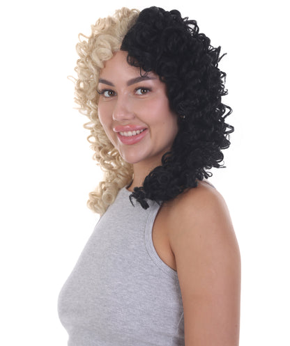 Women's Two Tone Ringlets with Light Curly Bangs | Nunique