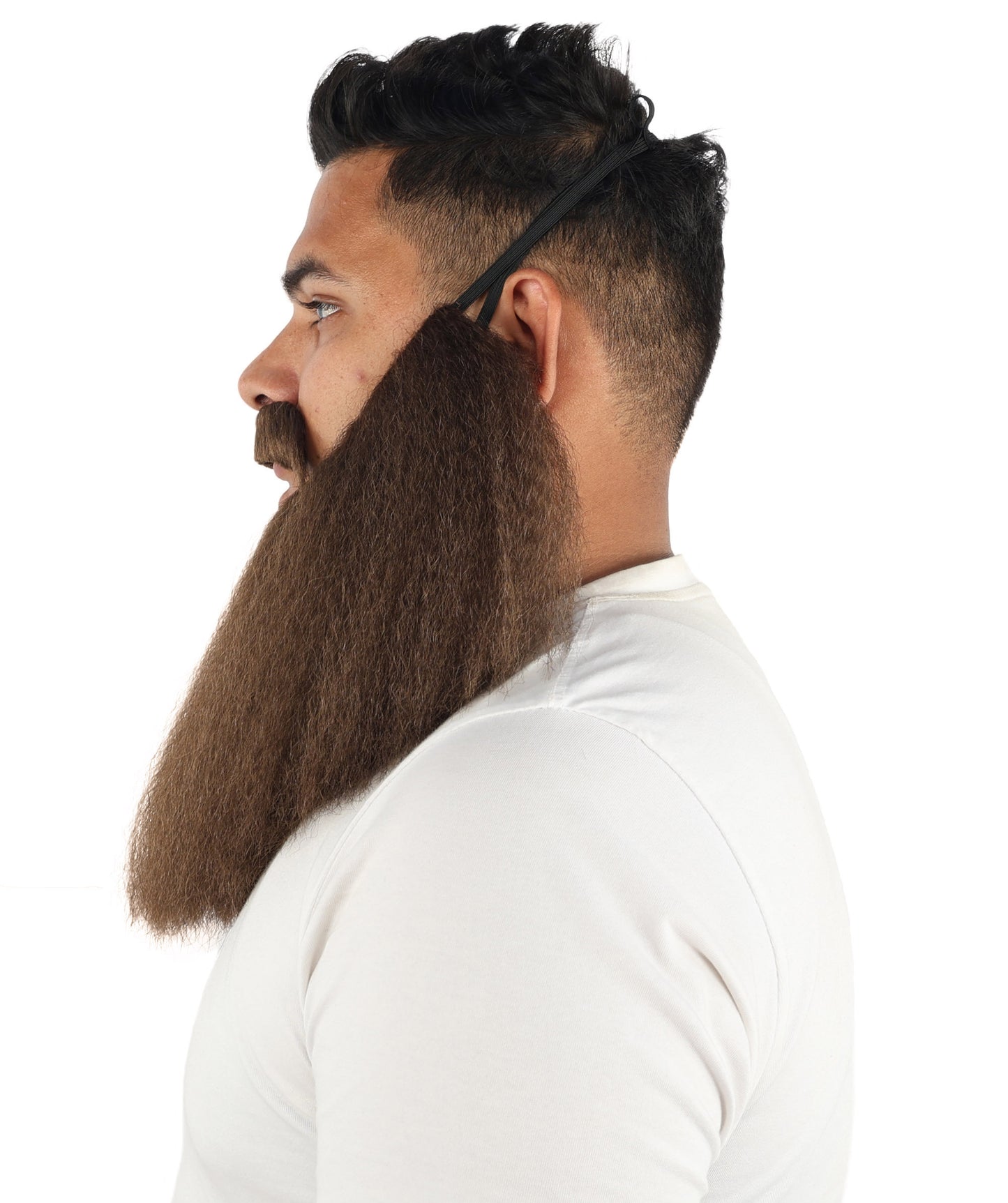 HPO Men’s Viking Beard & Mustache Set – Warrior Facial Hair Accessory | Multicolor Options | Ideal for Sea Giant Look, Mythical Barbarian Roleplay, Halloween & Cosplay