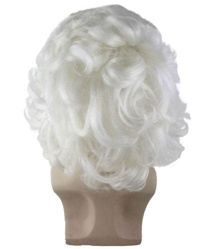 Professional Men's Santa Wig And Full Beard Set |  Multiple Color Merry Christmas Wigs | Premium Breathable Capless Cap