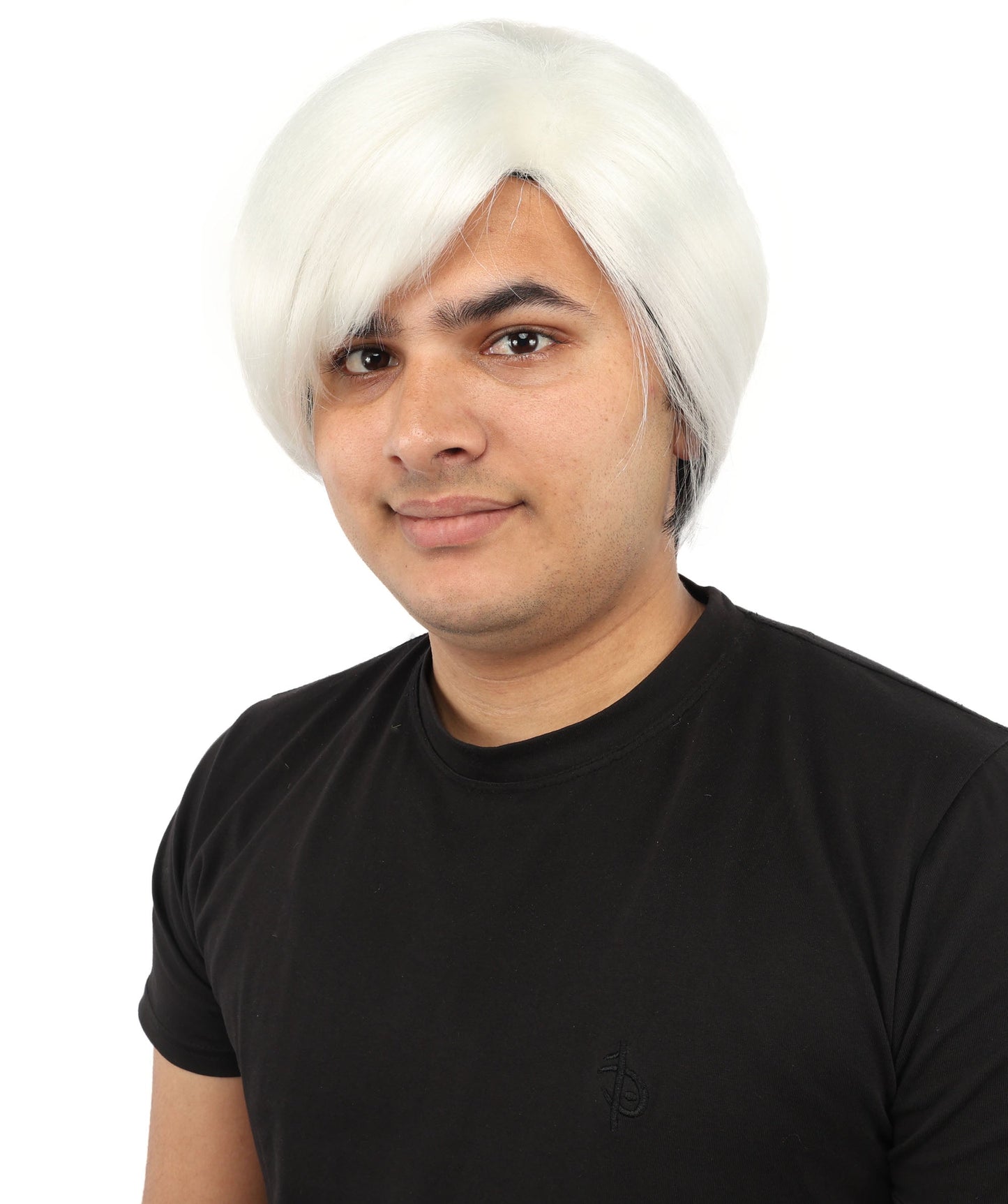 Men's Short Dramatic Texture Wig | Multiple Color Option | undercut, multi-layered messy styling | Halloween, cosplay, drag, theatrical performances, and themed parties