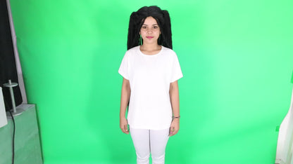 HPO Adult Women's 41" Extra Long Dreadlock Lace Wig | Synthetic Flame-Retardant Fiber | Adjustable Cap for Halloween, Cosplay & Festivals