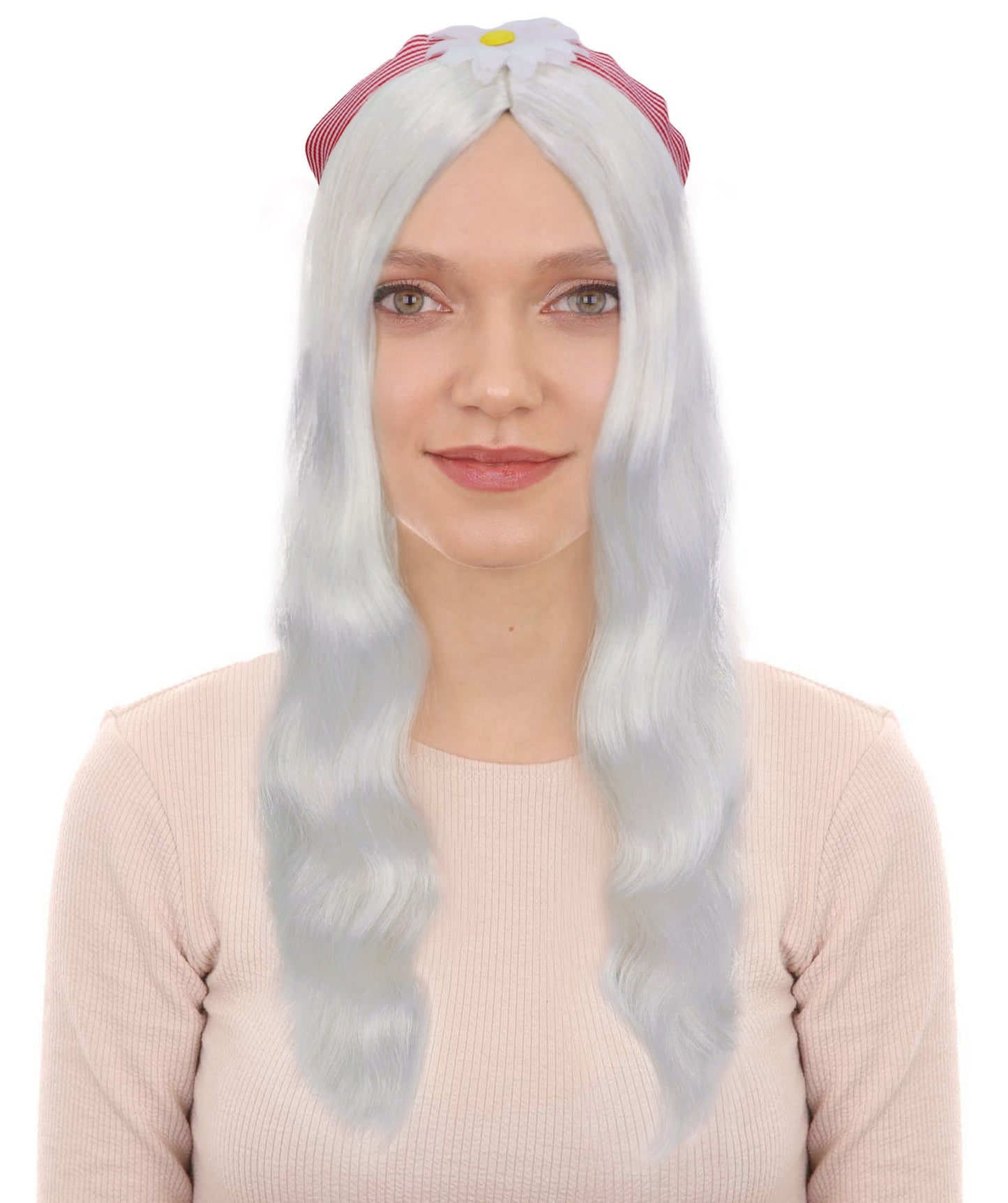 HPO Women's 60's Long Multiple Hippie Groovy Wig, Flame-retardant Synthetic Fiber