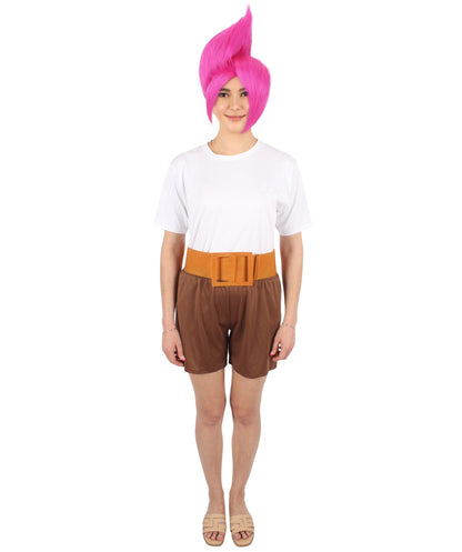 Women's Tv Troll Musical Movie Character Multiple Color Costume Bundle | Cosplay Costume | Flame-retardant Synthetic Fabric