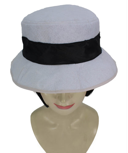 Short Black Wig with Hat