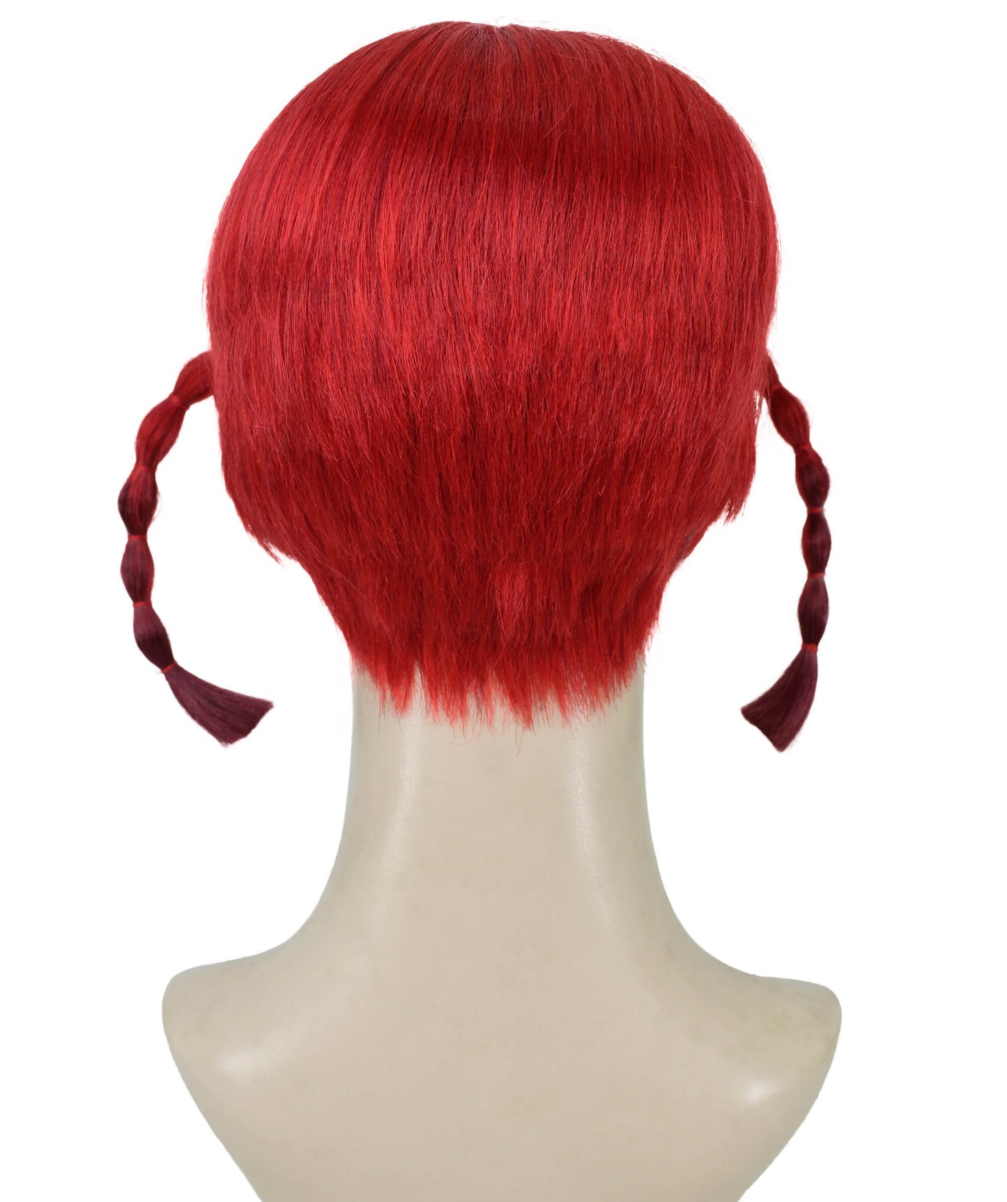 Japanese Anime Character Red Braided Wig