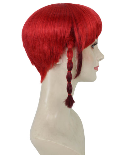 Japanese Anime Character Red Braided Wig