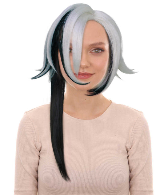 HPO Women's Anime Halloween wig I Synthetic Fiber I Capless Cap I Perfect for Halloween
