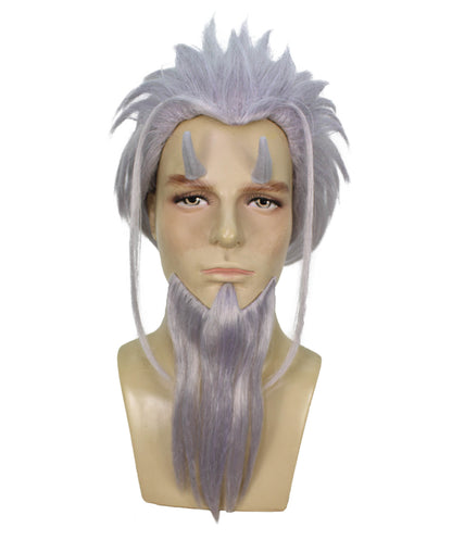 Adult Men's Anime Wig | Perfect for Halloween | Synthetic Fiber| Wig