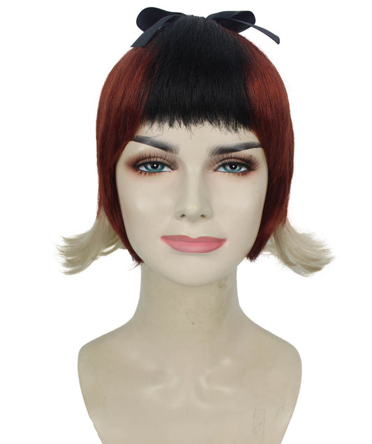 Drag Queen Red & Black Wig