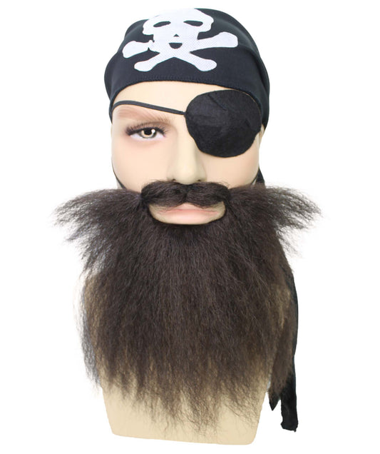 Black Beard and Mustache