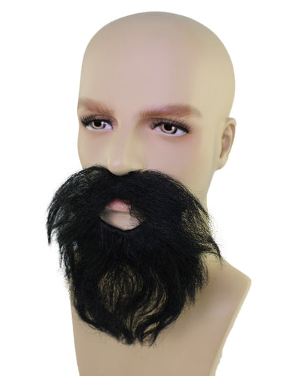 Men’s Black Mustache and Beard