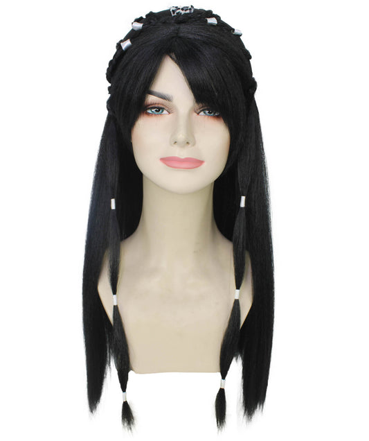 Chinese Style Black Hanfu Hair Wig