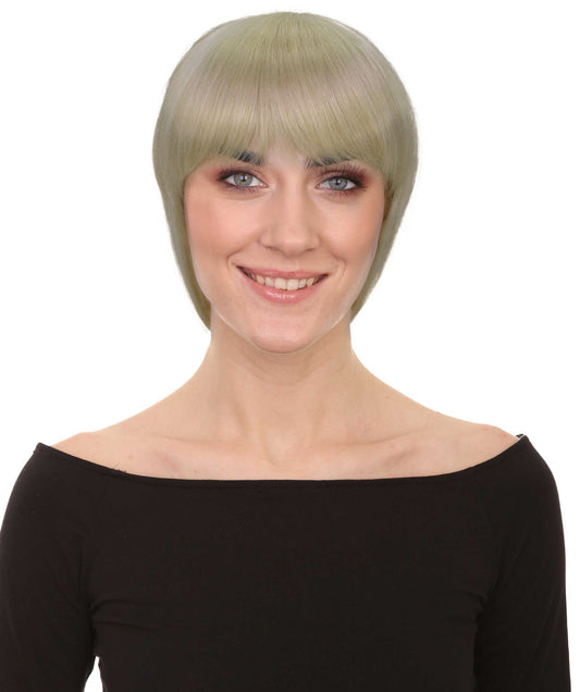 HPO Women's Blonde Fishtail Braided Ponytail Wig | Perfect for Halloween| Flame-retardant Synthetic Fiber