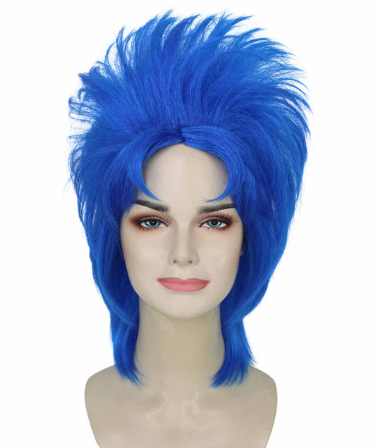  Blue Updo Drag Queen Wig
