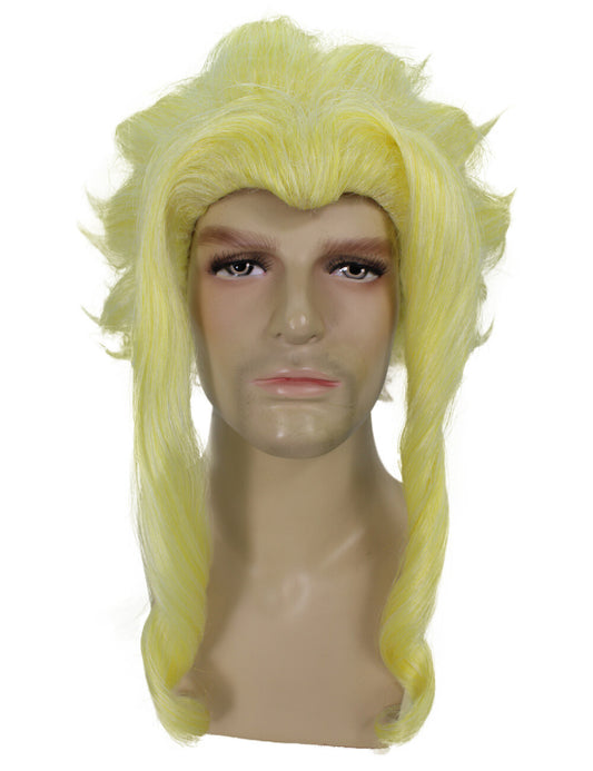 Men's Blonde Spiky Long Wig