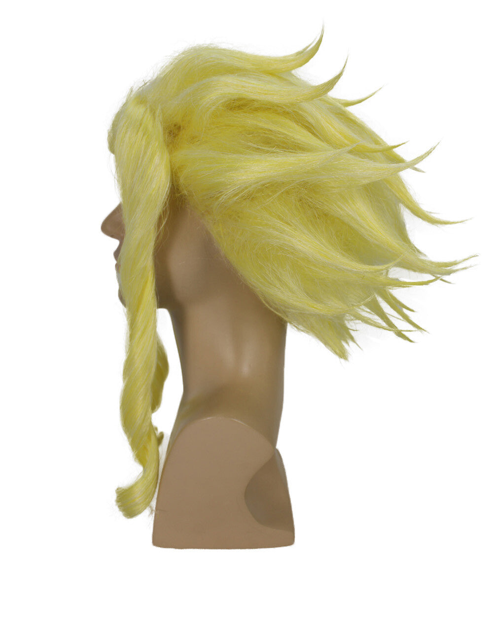 Men's Blonde Spiky Long Wig